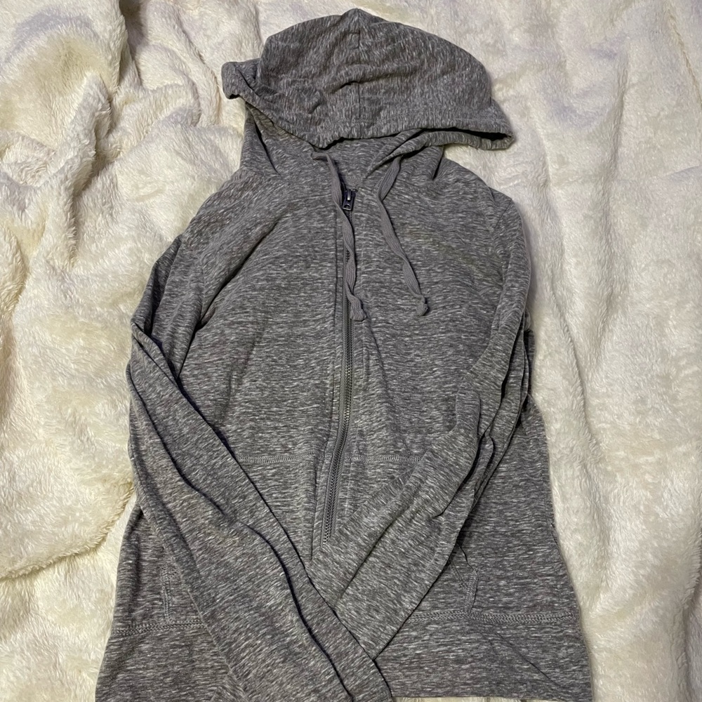 Aeropostale zip up, L, grey